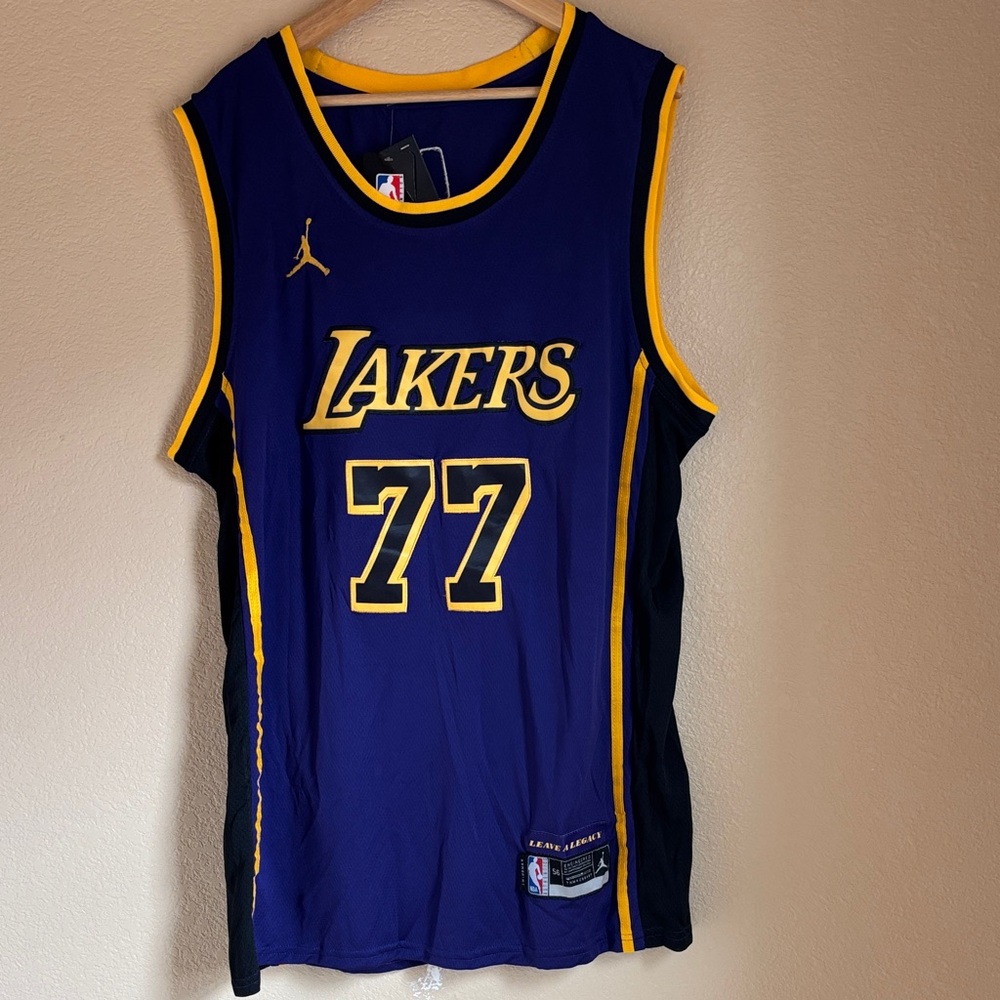 NBA Purple and Yellow Lakers Jersey